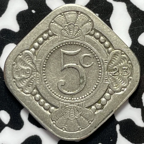 1923 Netherlands 5 Cents Lot#M5303 Cover