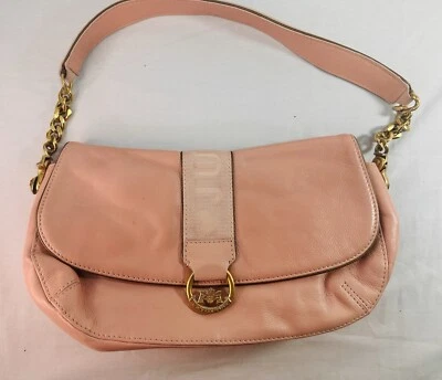 Bolso de Hombro Cartera Y2K De Colección Rosa Juicy Couture Real 100% Cuero Foto 1 de 4