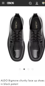 Aldo Bigmove Women's Chunky Lace up shoes Size 9 - Picture 1 of 7