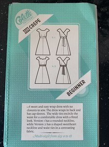 Colette Sewing Pattern 1013 Beginner Easy Dress Fit & Flare Size 0-18