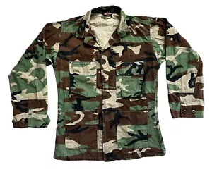 USGI TRU-SPEC WOODLAND BDU COLD WEATHER UNIFORM BLOUSE Small REGULAR - Picture 1 of 4