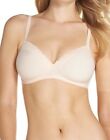 Hanro Cotton Spacer Soft Cup Lace Bra- Nwt