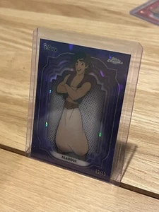 Aladdin 54# Disney Sapphire Topps 2024 Card Purple /15 - Picture 1 of 4