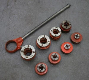 RIDGID 12-R 36505 1/8”- 2” NPT Pipe Threading Threader 9 Die Set - Picture 1 of 6