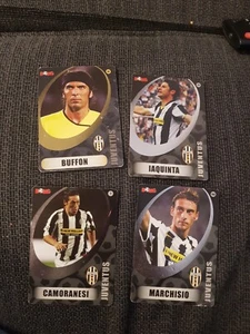 Lote de tarjetas coleccionables Boing Juventus FC 2010s Buffon Iaquinta Camoranesi Marchisio - Imagen 1 de 2