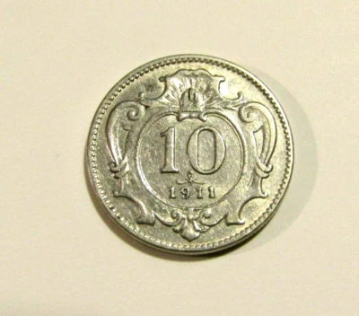 Austria 1911 10 Heller Coin - Image 1 of 4