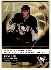 2008-09 McDonald's Superstar Spotlight Evgeni Malkin #8 Pittsburgh Penguins