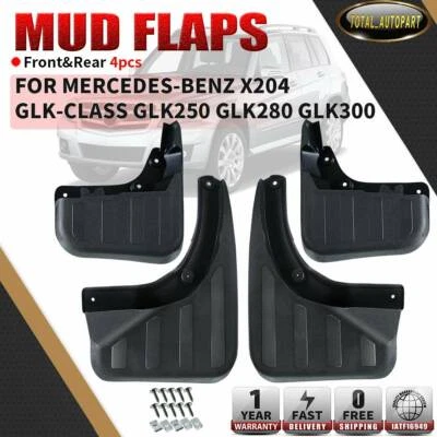 4x Protectores contra salpicaduras diestro + izquierdo para Mercedes-Benz X204 Clase GLK GLK250 GLK280 GLK300 Foto 1 de 4