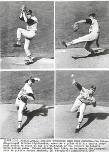 1966 Jim Palmer ORIOLES SENZA FIRMA 7-3/8x9-7/8 ORIGINALE AP WIREPHOTO #1\30 - Foto 1 di 1
