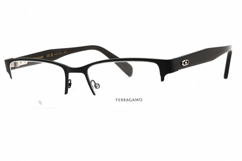 FERRAGAMO SF-2222 002 Matte Black Eyeglasses 54/19/150