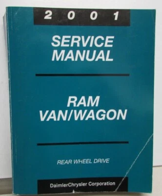 2001 Dodge Ram Van/Wagon Service Manual Shop Repair Foto 1 de 4