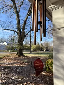Memorial Sympathy ❤️🩹 Wind Chime Passing Of A Loved One Heavenly Sound - Picture 1 of 7