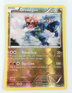 Druddigon 83/114 Stream Siege Reverse Holo Rare Pokémon Card 2016 - Picture 1 of 4
