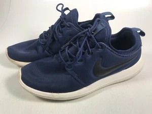 Men's Nike Roche Athletic Shoes Size 8 Nylon Lace-Up 844646 Navy Blue - Picture 1 of 7