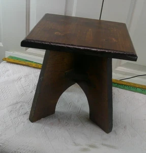 Retro small Foot Stool Ottoman Mid Century/ farm house - Picture 1 of 8