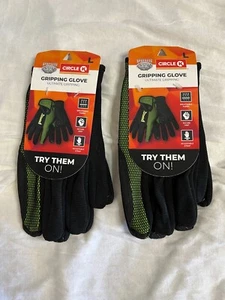 Paquete de 2 Guantes de Trabajo de Agarre PUGS Todo Uso Utilitario Agarre Confort Palma Tamaño Grande - Imagen 1 de 3