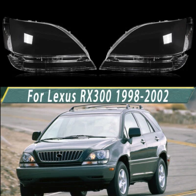 Repuesto de cubierta de lente transparente para faros derecho e izquierdo para Lexus RX300 1998-2002 Foto 1 de 4