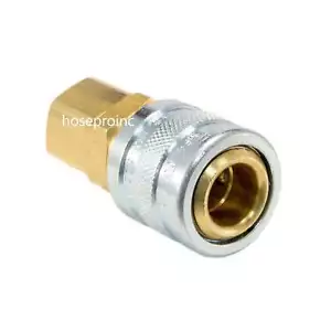 1pz Raccordi Tubo Aria 1/4 NPT Stile M Linea Utensile Compressore Costruzione Spina - Foto 1 di 5
