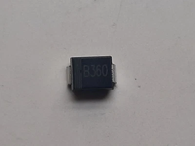 DIODES, INC. 2 X B360B RECTIFIER DIODES INC. DIODE, REC, SCHOTTKY, 60V, 3A, SMB