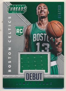 2014-15 Panini Threads Debut Threads #29 James Young Jersey /199