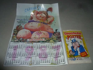 POSTER VINTAGE TOPPS GARBAGE PAIL KIDS 1986 #9 CALENDARIO GPK NUOVO 12" X 17" NOS - Foto 1 di 4