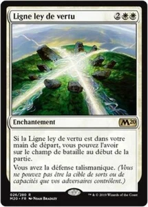 MTG Magic M20 - Leyline of Sanctity / Ligne ley de vertu, French / VF - Bild 1 von 1