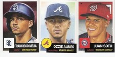 2018 TOPPS LIVING SET ROOKIE CARD LOT JUAN SOTO OZZIE ALBIES FRANCISCO MEJIA 