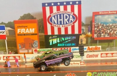 Ford Mustang 1971 caballo de Troya techo combustible divertido coche NHRA tira de arrastre leyendas suelto Foto 1 de 4