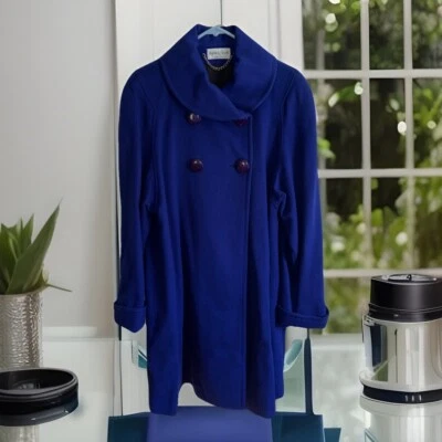 Abrigo para mujer Ashley Scott azul real (ver descripción para medidas de talla) XL Foto 1 de 4