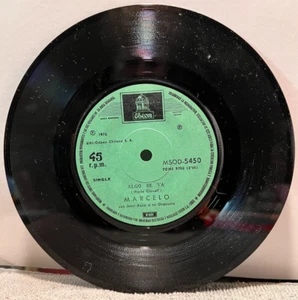 B91 RARE! Marcelo: Algo Se Va/ No Se Como Decir No, 1976 Odeon MSOD 5450 - Latin - Picture 1 of 2