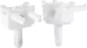 2 Pcs Vertical Blind Replacement Parts Wand Control White - Picture 1 of 4