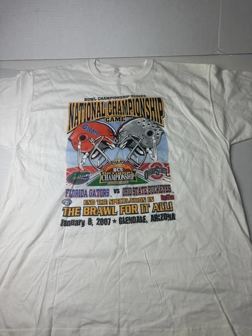 2007 Tostitos Bowl National Championship Game BCS Arizona OSU Vs UF Size XL Cover