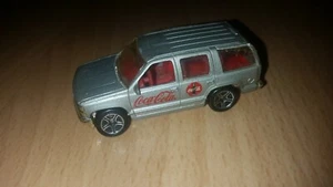 Matchbox 97 Chevy Tahoe Coca-Cola Silber 1997  aus Sammlung, RAR  - Bild 1 von 4