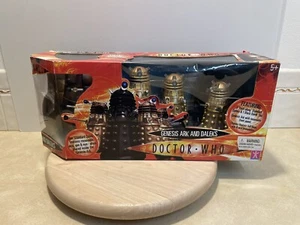 Doctor Who Genesis Ark & Daleks Cult of Skaro Dalek Sec Gold Bronze Figur Set - Bild 1 von 4