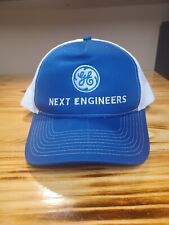 GE General Electric Logo Next Engineers Hat Blue Adjustable Cap