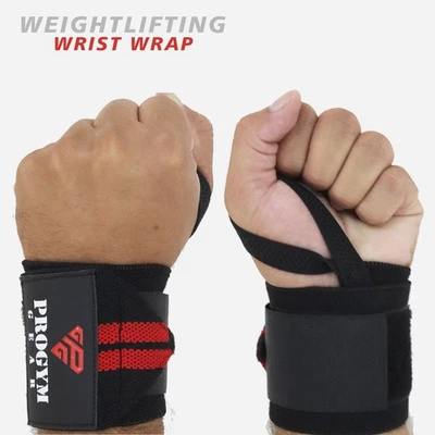 Weight Lifting Wrist Wraps For men and women With Thumb Loop Support 30cm - Image 1 of 2