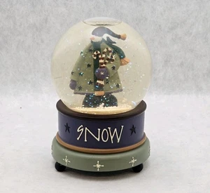Globo de Nieve Musical Williraye Muñeco de Nieve 6" Colección Folclórica 'Blanco Navidad'  - Imagen 1 de 3