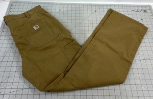 Carhartt Loose Fit Damen Zimmermann Arbeitshose Größe 12 Regular Braun BN2080-W - Bild 1 von 10