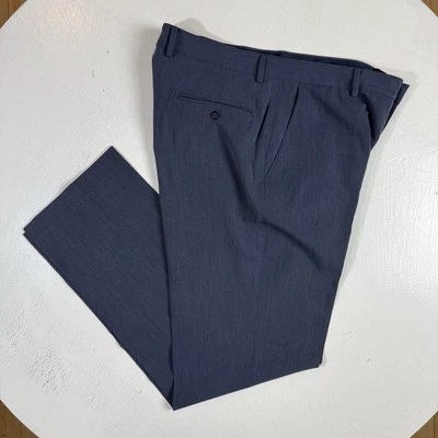 NAUTICA Men Size 34 x 32 Modern Fit Dress Pants Blue Polyester / Spandex Blend - Image 1 of 4