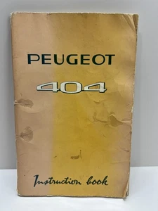 Peugeot 404 - Instructions & Maintenance - Paperback - - Picture 1 of 8