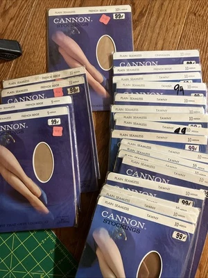 1双复古NIP大炮长袜法国米色。 一对 — 第 1/4 张图片