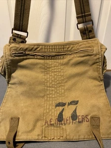 Vintage American Eagle Outfitters Y2K Canvas Messenger Bag Utility Crossbody - Picture 1 of 19