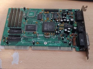 Vintage ISA Sound Card Analog Devices AD1845XP SoundPort PT-200 OPTi 82C929A - Picture 1 of 10