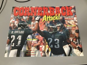 Philadelphia Inquirer Eagles Poster 13x10 Cornerback attack Bobby Taylor Vincent - Picture 1 of 1
