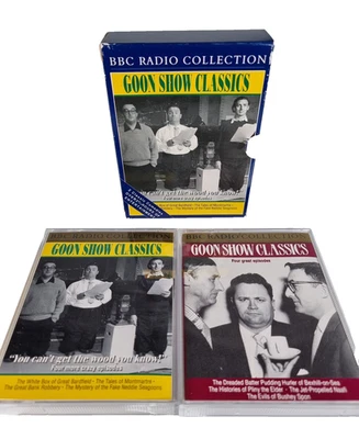 BBC Radio Collection Goon Show Classics Double Audio Cassette Box Set 8 Shows - Image 1 of 4