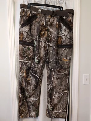 Scent-Lok Savannah Aero Crosshair Realtree Camo Pants Belted Pockets Men's 2XL - Image 1 of 4