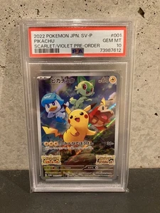 Pokemon Card PSA10 Pikachu Scarlet Violet Promo - Picture 1 of 2