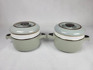 Cazuela Platos con Tapa X 2 Denby? Estilo Romance Vintage 10,5 cm Diámetro Raro - Imagen 1 de 16