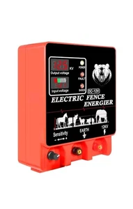 9J Electric Fence Charger Energizer, 9 Joules 400 Acres, AC DC 2 in 1 Powered... - Picture 1 of 2