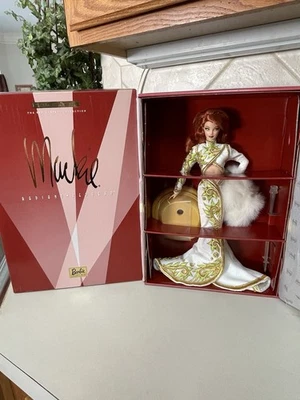 2001 Bob Mackie Radiant Redhead Barbie NRFB Red Carpet Limited Edition 55501 - Image 1 of 3